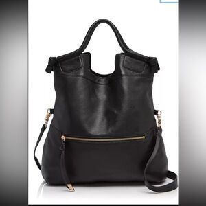 Euc Foley  and Corinna leather crossbody  mid city tote